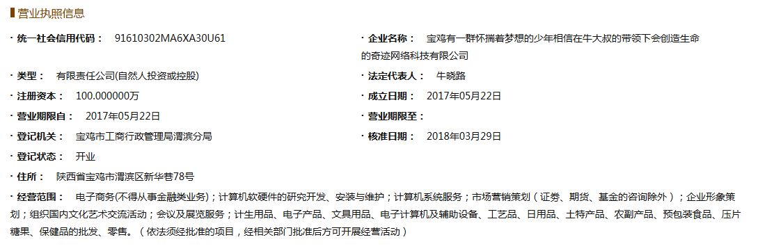 公司名称 
